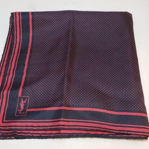 Vintage Yves Saint Laurent Pocket Square